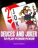 Deuces & Joker - 10 Play Power Poker