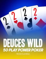 Deuces Wild - 50 Play Power Poker